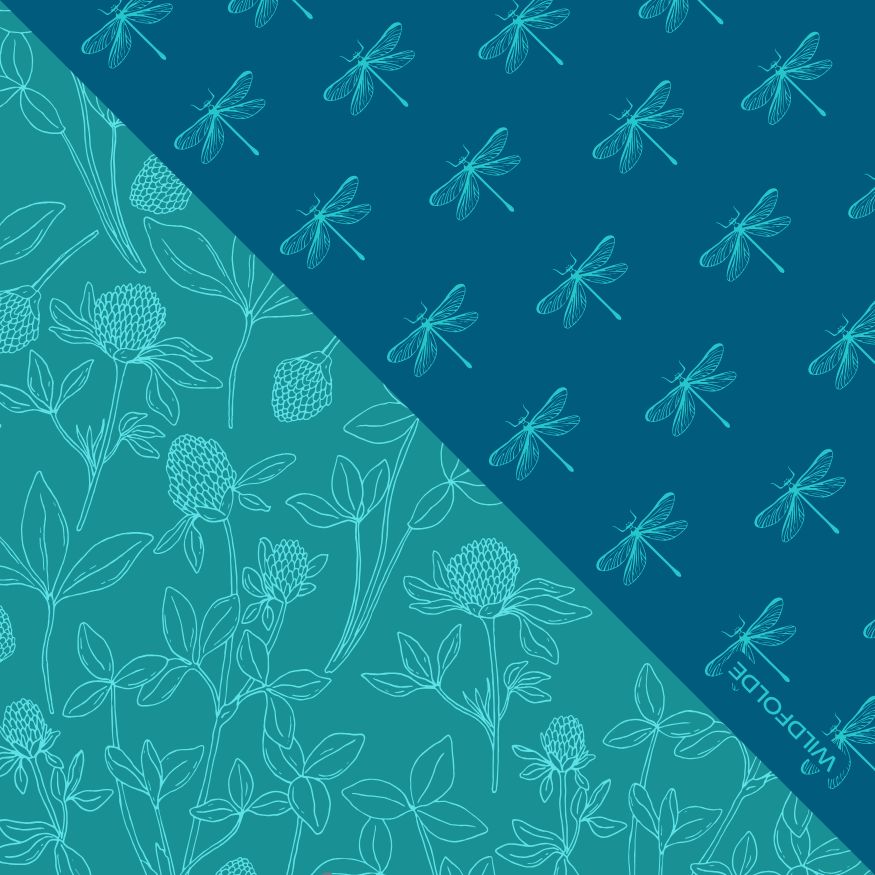 Dragonfly and Clover