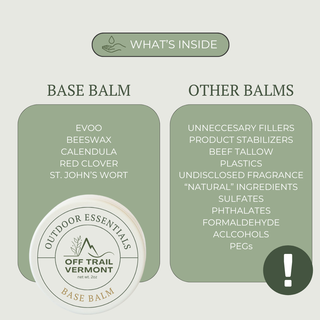 why off trail vermont base balm is better than other balms