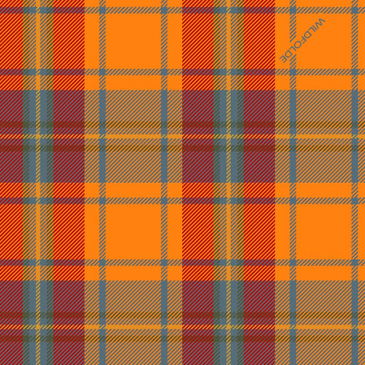 Orange Plaid Infinite Bandana