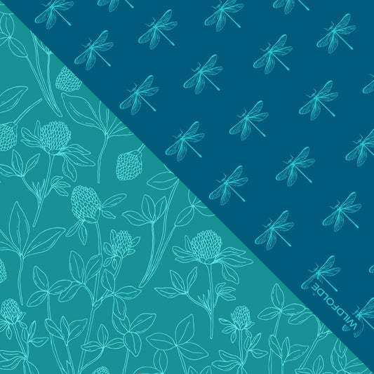 Dragonfly and Clover